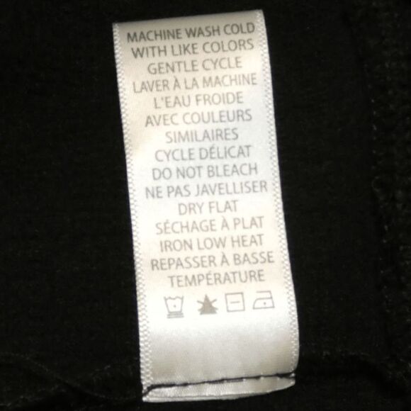 Max Studio Black Ruffle Tassel Mini Dress S Soft Goth Romantic Grunge Minimalist - Picture 7 of 9